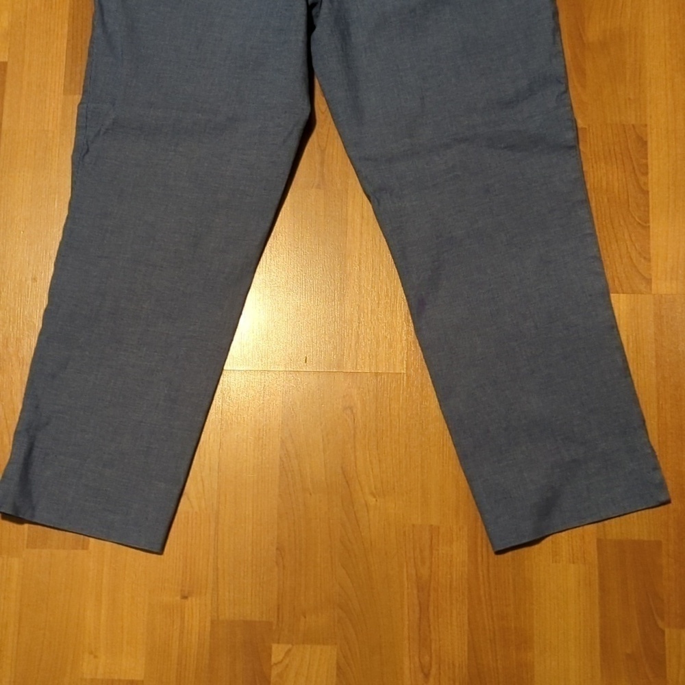 Loft Riviera Womens Size 12 Straight Leg Blue Dress Pants - Picture 7 of 12